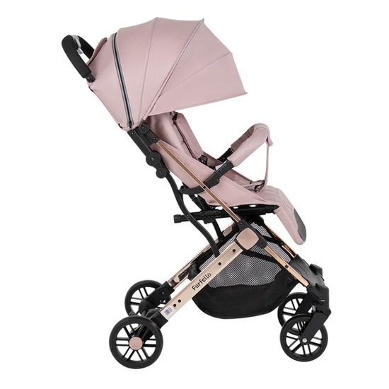 Коляска прогулочная Farfello Comfy Go Comfort Chrome Rose Chrome/Розовый - 3